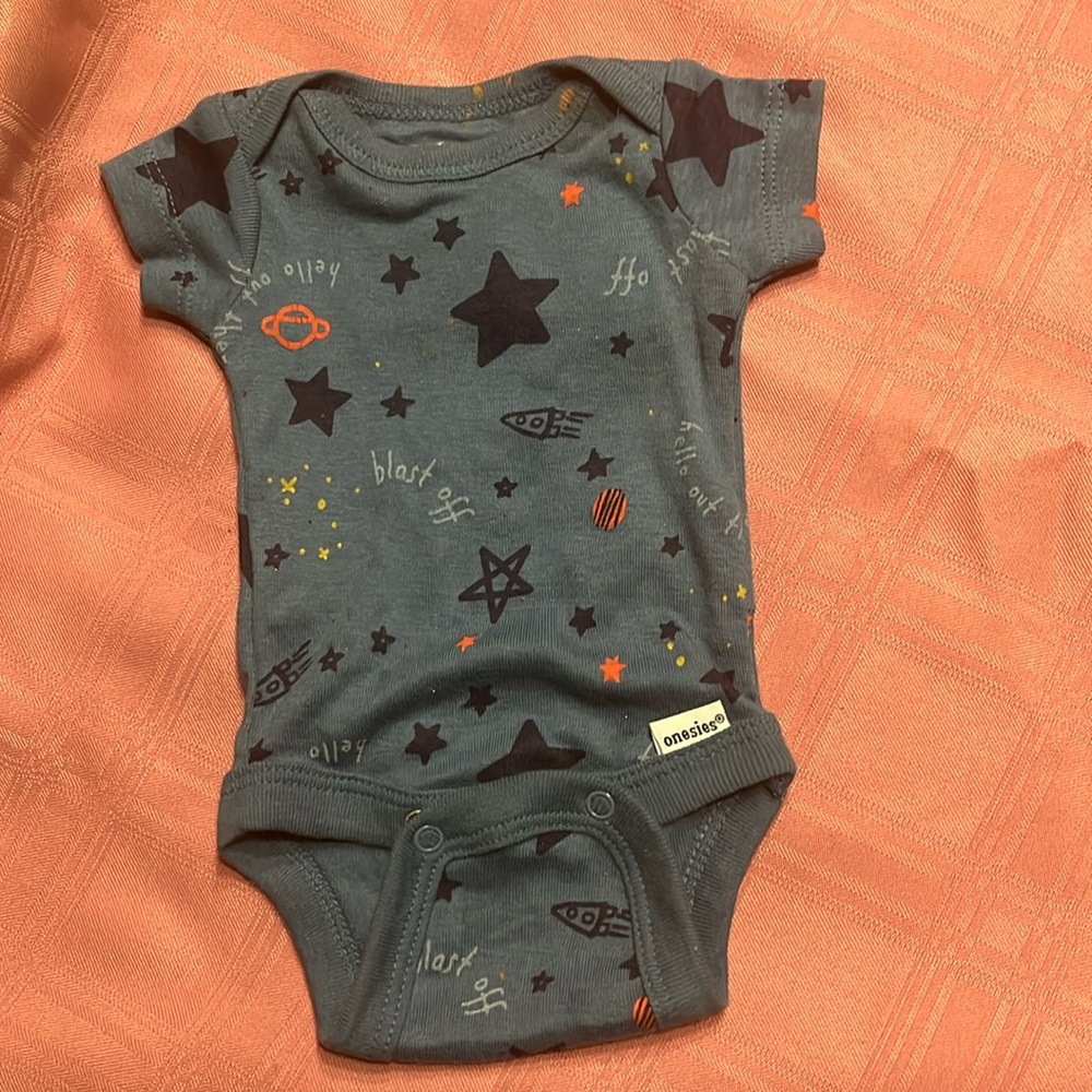Premie short sleeved onsie